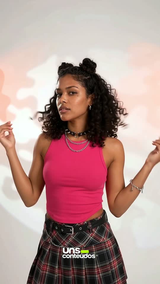 Maya em pose editorial